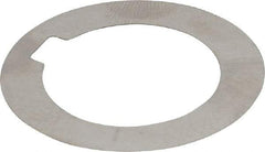 Made in USA - 3/32" Long x 1/4" Wide Notch, 0.005" Thick Internal Notched Washer - 301-304 Stainless Steel, 1" ID, 1-1/2" OD - Exact Tool & Supply