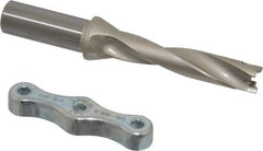 Iscar - 0.63 to 0.665" Diam, 5xD, 3.15" Max Depth, 3/4" Shank Diam, Replaceable Tip Drill - IDI Insert, 16 Seat Size, DCM Toolholder, Series ChamDrill - Exact Tool & Supply