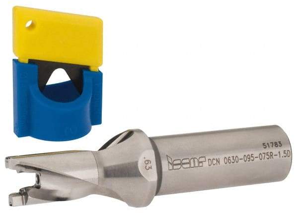 Iscar - 0.63" to 0.665" Diam, 1.5xD, 0.95" Max Depth, 3/4" Shank Diam, 3.91" OAL, Replaceable-Tip Drill - FCP, ICK, ICK-2M, ICM, ICN, ICP, iCP-2M Insert, 16 Seat Size, 07221294 Toolholder, Series SumoCham - Exact Tool & Supply