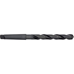 Titan USA - Taper Shank Drill Bits; Drill Bit Size (Inch): 1-7/8 ; Drill Bit Size (Decimal Inch): 1.8750 ; Drill Point Angle: 118 ; Shank Taper Designation: 5MT ; Drill Bit Material: High Speed Steel ; Drill Bit Finish/Coating: Black Oxide - Exact Tool & Supply