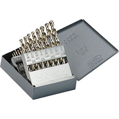 Titan USA - Drill Bit Sets; System of Measurement: Inch ; Drill Bit Material: High Speed Steel ; Drill Bit Set Type: Jobber Length Drill Bits ; Minimum Drill Bit Size (Decimal Inch): 0.0625 ; Minimum Drill Bit Size (Inch): 1/16 ; Maximum Drill Bit Size ( - Exact Tool & Supply