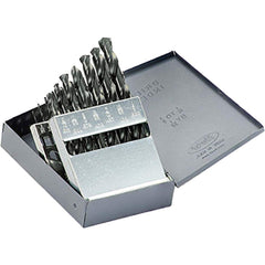 Titan USA - Drill Bit Sets; System of Measurement: Inch ; Drill Bit Material: High Speed Steel ; Drill Bit Set Type: Jobber Length Drill Bits ; Minimum Drill Bit Size (Decimal Inch): 0.0625 ; Minimum Drill Bit Size (Inch): 1/16 ; Maximum Drill Bit Size ( - Exact Tool & Supply