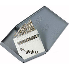 Titan USA - Drill Bit Sets; System of Measurement: Inch ; Drill Bit Material: High Speed Steel ; Drill Bit Set Type: Jobber Length Drill Bits ; Minimum Drill Bit Size (Decimal Inch): 0.0625 ; Minimum Drill Bit Size (Inch): 1/16 ; Maximum Drill Bit Size ( - Exact Tool & Supply