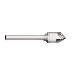 Titan USA - Countersinks; Head Diameter (Inch): 1/2 ; Head Diameter (Decimal Inch): 0.5000 ; Number of Flutes: 3 ; Included Angle: 90 ; Countersink Material: Solid Carbide ; Countersink Finish/Coating: Uncoated - Exact Tool & Supply