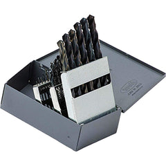 Titan USA - Drill Bit Sets; System of Measurement: Metric ; Drill Bit Material: High Speed Steel ; Drill Bit Set Type: Jobber Length Drill Bits ; Minimum Drill Bit Size (mm): 1.00 ; Maximum Drill Bit Size (mm): 13.00 ; Drill Point Angle: 118 - Exact Tool & Supply