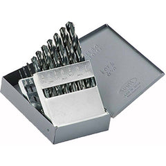 Titan USA - Drill Bit Sets; System of Measurement: Inch ; Drill Bit Material: High Speed Steel ; Drill Bit Set Type: Jobber Length Drill Bits ; Minimum Drill Bit Size (Decimal Inch): 0.0625 ; Minimum Drill Bit Size (Inch): 1/16 ; Maximum Drill Bit Size ( - Exact Tool & Supply