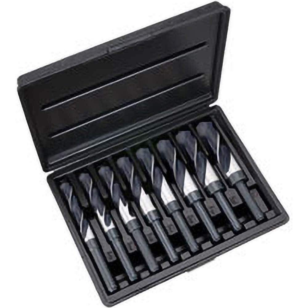 Titan USA - Drill Bit Sets; System of Measurement: Inch ; Drill Bit Material: High Speed Steel ; Drill Bit Set Type: Reduced Shank Drill Bits ; Minimum Drill Bit Size (Decimal Inch): 0.5625 ; Minimum Drill Bit Size (Inch): 9/16 ; Maximum Drill Bit Size ( - Exact Tool & Supply
