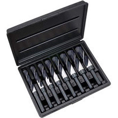 Titan USA - Drill Bit Sets; System of Measurement: Inch ; Drill Bit Material: High Speed Steel ; Drill Bit Set Type: Reduced Shank Drill Bits ; Minimum Drill Bit Size (Decimal Inch): 0.5625 ; Minimum Drill Bit Size (Inch): 9/16 ; Maximum Drill Bit Size ( - Exact Tool & Supply