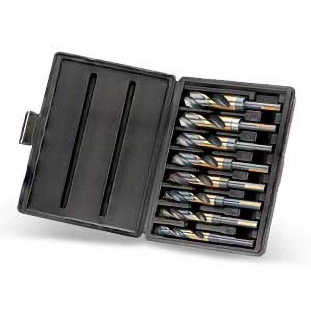 Titan USA - Drill Bit Sets; System of Measurement: Inch ; Drill Bit Material: High Speed Steel ; Drill Bit Set Type: Reduced Shank Drill Bits ; Minimum Drill Bit Size (Decimal Inch): 0.5625 ; Minimum Drill Bit Size (Inch): 9/16 ; Maximum Drill Bit Size ( - Exact Tool & Supply