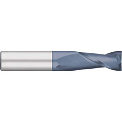 Titan USA - Square End Mills; Mill Diameter (Decimal Inch): 0.1094 ; Number of Flutes: 2 ; Length of Cut (Inch): 3/8 ; Length of Cut (Decimal Inch): 0.3750 ; Material: Solid Carbide ; Finish/Coating: AlTiN - Exact Tool & Supply