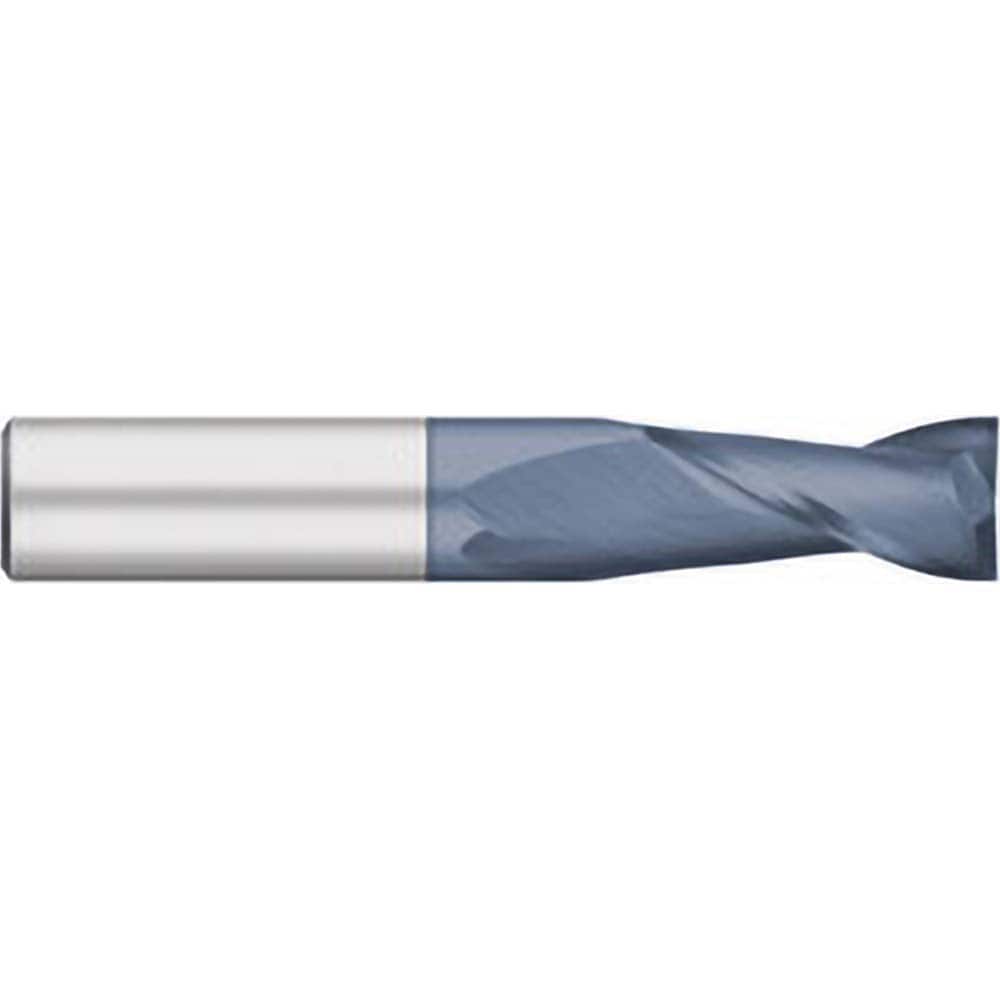 Titan USA - Square End Mills; Mill Diameter (Inch): 1/8 ; Mill Diameter (Decimal Inch): 0.1250 ; Number of Flutes: 2 ; Length of Cut (Inch): 1/2 ; Length of Cut (Decimal Inch): 0.5000 ; Material: Solid Carbide - Exact Tool & Supply