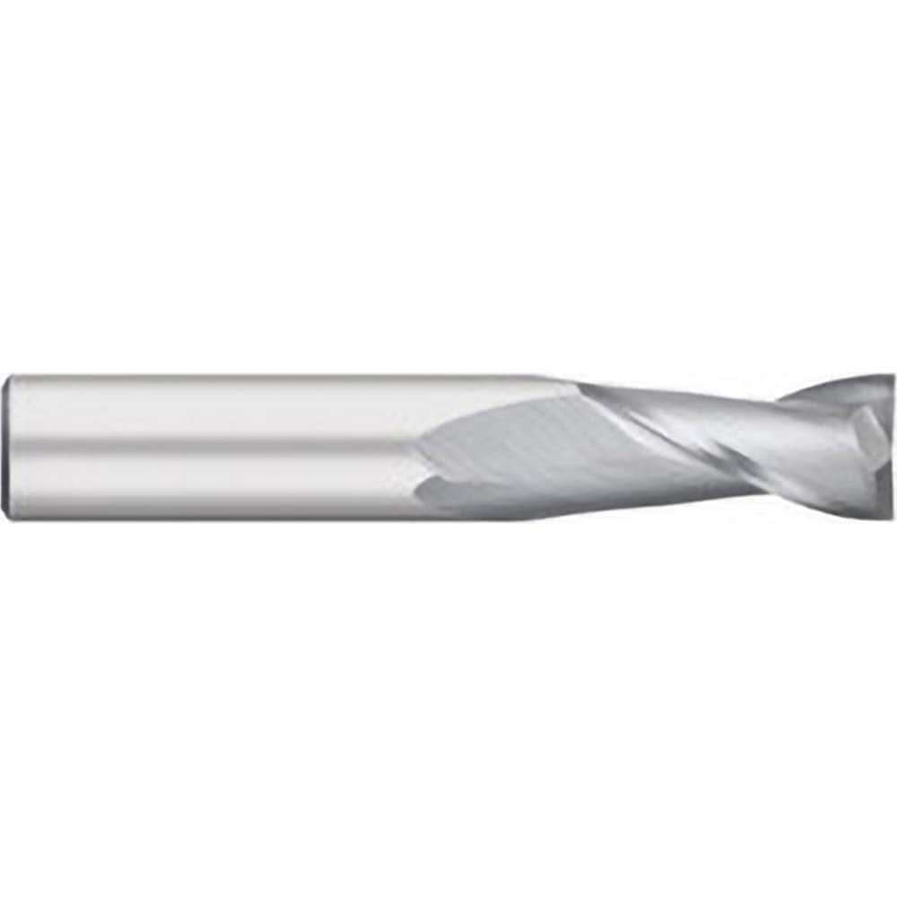 Titan USA - Square End Mills; Mill Diameter (Decimal Inch): 0.1563 ; Number of Flutes: 2 ; Length of Cut (Inch): 9/16 ; Length of Cut (Decimal Inch): 0.5625 ; Material: Solid Carbide ; Finish/Coating: Uncoated - Exact Tool & Supply