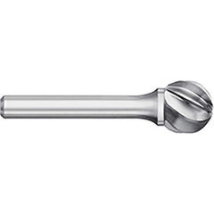 Titan USA - Burrs; Head Shape: Ball ; Industry Specification: SD-3NF ; Tooth Style: Aluma Cut ; Cutting Diameter (Inch): 3/8 ; Cutting Diameter (Decimal Inch): 0.3750 ; Shank Diameter (Inch): 1/4 - Exact Tool & Supply