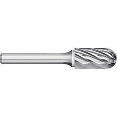 Titan USA - Burrs; Head Shape: Cylinder Ball End ; Industry Specification: SC-7NF ; Tooth Style: Aluma Cut ; Cutting Diameter (Inch): 3/4 ; Cutting Diameter (Decimal Inch): 0.7500 ; Shank Diameter (Inch): 1/4 - Exact Tool & Supply