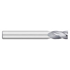 Titan USA - Square End Mills; Mill Diameter (Inch): 1/8 ; Mill Diameter (Decimal Inch): 0.1250 ; Number of Flutes: 4 ; Length of Cut (Inch): 3/4 ; Length of Cut (Decimal Inch): 0.7500 ; Material: Solid Carbide - Exact Tool & Supply