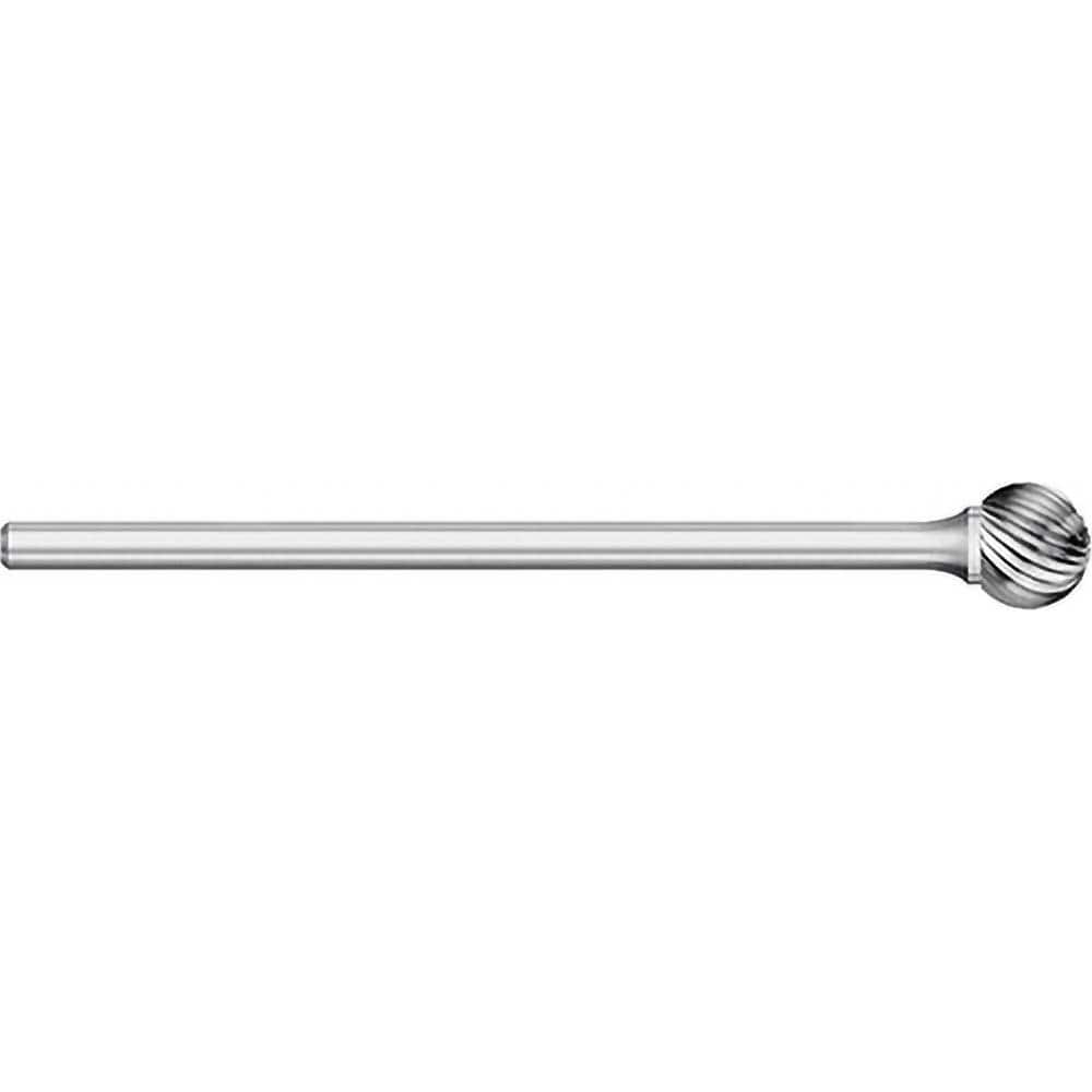 Titan USA - Burrs; Head Shape: Ball ; Industry Specification: SD-1L6 ; Tooth Style: Single Cut ; Cutting Diameter (Inch): 1/4 ; Cutting Diameter (Decimal Inch): 0.2500 ; Shank Diameter (Inch): 1/4 - Exact Tool & Supply
