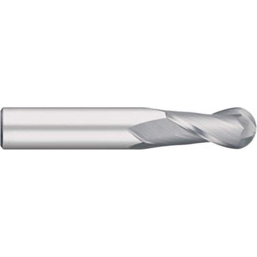 Titan USA - Ball End Mills; Mill Diameter (Decimal Inch): 0.4688 ; Number of Flutes: 2 ; Length of Cut (Inch): 1 ; Length of Cut (Decimal Inch): 1.0000 ; Material: Solid Carbide ; Overall Length (Inch): 3 - Exact Tool & Supply