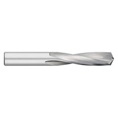 Titan USA - Screw Machine Length Drill Bits; Drill Bit Size (Decimal Inch): 0.0625 ; Drill Bit Size (Inch): 1/16 ; Drill Point Angle: 135 ; Drill Bit Material: Solid Carbide ; Drill Bit Finish/Coating: Uncoated ; Flute Type: Spiral - Exact Tool & Supply