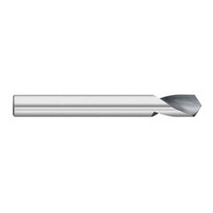 Titan USA - Spotting Drills; Body Diameter (Inch): 3/8 ; Body Diameter (Decimal Inch): 3/8 ; Drill Point Angle: 142 ; Spotting Drill Material: Solid Carbide ; Spotting Drill Finish/Coating: Uncoated ; Overall Length (Inch): 3 - Exact Tool & Supply