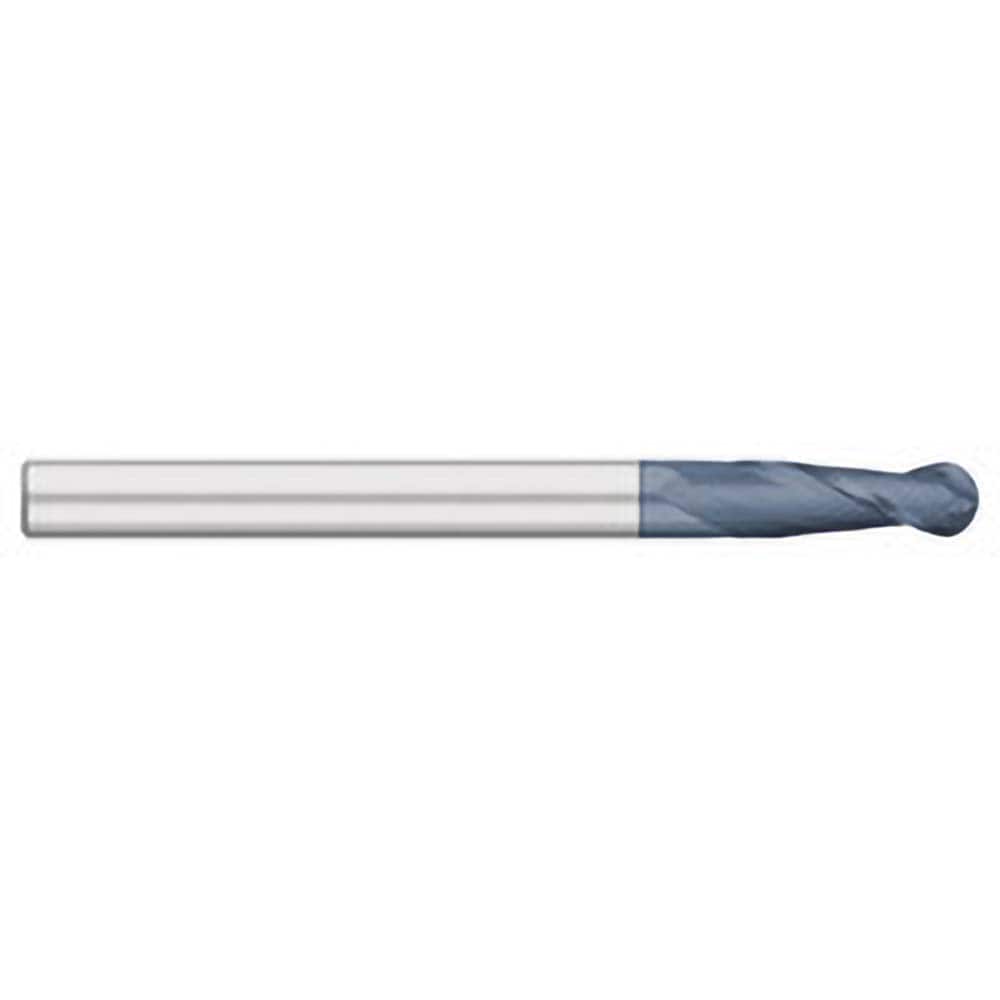Titan USA - Ball End Mills; Mill Diameter (Inch): 1/4 ; Mill Diameter (Decimal Inch): 0.2500 ; Number of Flutes: 2 ; Length of Cut (Inch): 1-1/2 ; Length of Cut (Decimal Inch): 1.5000 ; Material: Solid Carbide - Exact Tool & Supply