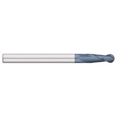Titan USA - Ball End Mills; Mill Diameter (Inch): 1/4 ; Mill Diameter (Decimal Inch): 0.2500 ; Number of Flutes: 2 ; Length of Cut (Inch): 1-1/2 ; Length of Cut (Decimal Inch): 1.5000 ; Material: Solid Carbide - Exact Tool & Supply