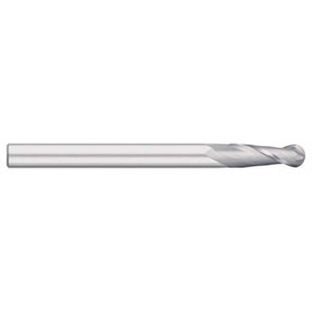 Titan USA - Ball End Mills; Mill Diameter (Inch): 3/16 ; Mill Diameter (Decimal Inch): 0.1875 ; Number of Flutes: 2 ; Length of Cut (Inch): 1-1/8 ; Length of Cut (Decimal Inch): 1.1250 ; Material: Solid Carbide - Exact Tool & Supply