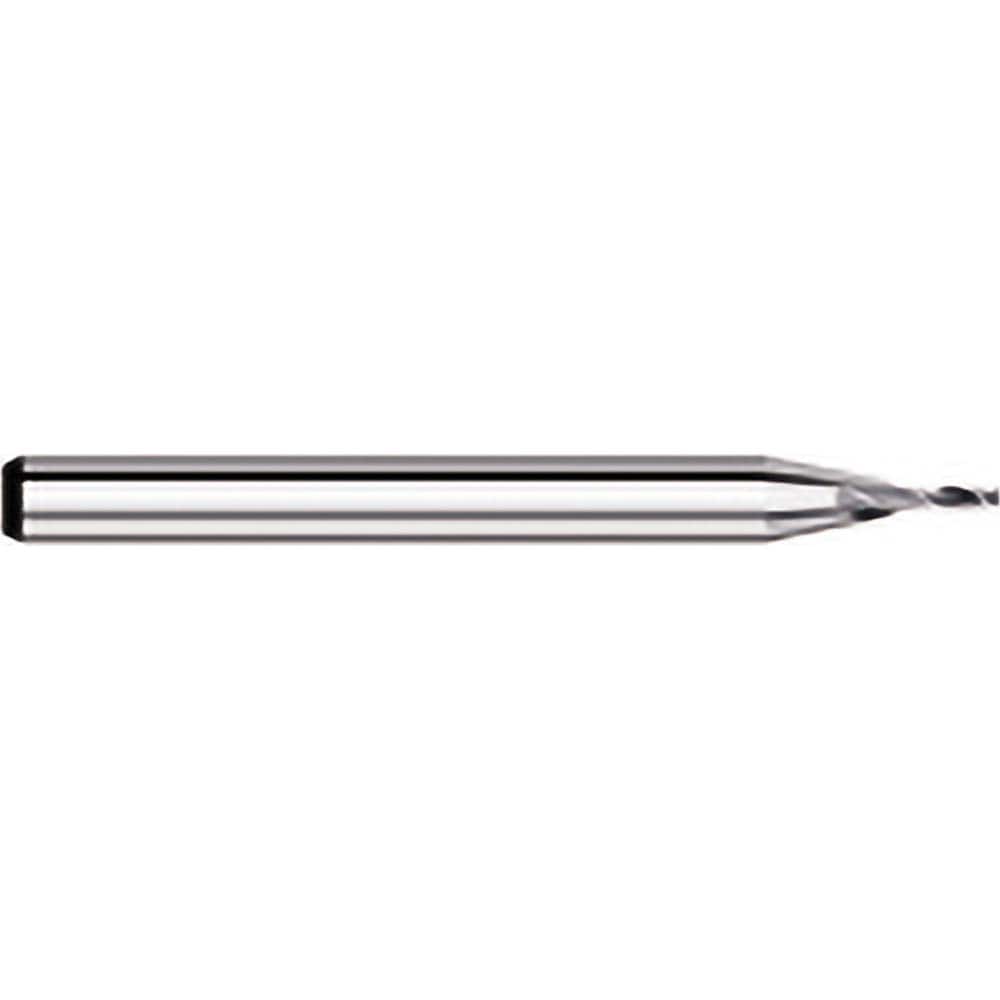 Titan USA - Square End Mills; Mill Diameter (Decimal Inch): 0.0690 ; Number of Flutes: 2 ; Length of Cut (Decimal Inch): 0.2070 ; Material: Solid Carbide ; Finish/Coating: Uncoated ; Shank Diameter (Inch): 1/8 - Exact Tool & Supply