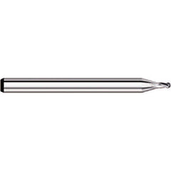 Titan USA - Ball End Mills; Mill Diameter (Decimal Inch): 0.0700 ; Number of Flutes: 4 ; Length of Cut (Decimal Inch): 0.1050 ; Material: Solid Carbide ; Overall Length (Inch): 1-1/2 ; Overall Length (Decimal Inch): 1.5000 - Exact Tool & Supply