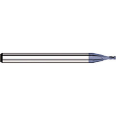 Titan USA - Square End Mills; Mill Diameter (mm): 1.20 ; Mill Diameter (Inch): 3/64 ; Mill Diameter (Decimal Inch): 0.0470 ; Number of Flutes: 4 ; Length of Cut (mm): 1.80 ; Length of Cut (Decimal Inch): 0.0710 - Exact Tool & Supply