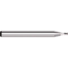 Titan USA - Square End Mills; Mill Diameter (Inch): 1/64 ; Mill Diameter (Decimal Inch): 0.0150 ; Number of Flutes: 4 ; Length of Cut (Decimal Inch): 0.0230 ; Material: Solid Carbide ; Finish/Coating: Uncoated - Exact Tool & Supply