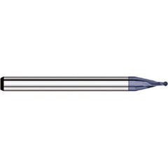Titan USA - Ball End Mills; Mill Diameter (mm): 1.40 ; Mill Diameter (Decimal Inch): 0.0550 ; Number of Flutes: 2 ; Length of Cut (mm): 2.10 ; Length of Cut (Decimal Inch): 0.0830 ; Material: Solid Carbide - Exact Tool & Supply