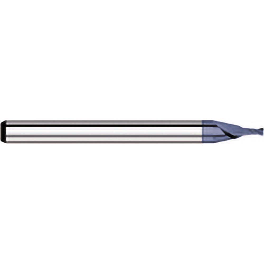 Titan USA - Square End Mills; Mill Diameter (Decimal Inch): 0.0450 ; Number of Flutes: 2 ; Length of Cut (Decimal Inch): 0.0680 ; Material: Solid Carbide ; Finish/Coating: AlTiN ; Shank Diameter (Inch): 1/8 - Exact Tool & Supply