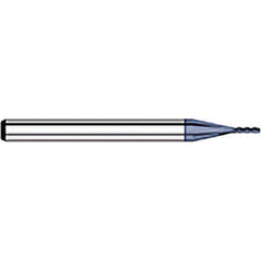 Titan USA - Corner Radius & Corner Chamfer End Mills; Mill Diameter (Inch): 5/64 ; Mill Diameter (Decimal Inch): 0.0780 ; End Type: Corner Radius ; Corner Radius (Inch): 1/64 ; Corner Radius (Decimal Inch): 0.0150 ; Number of Flutes: 4 - Exact Tool & Supply