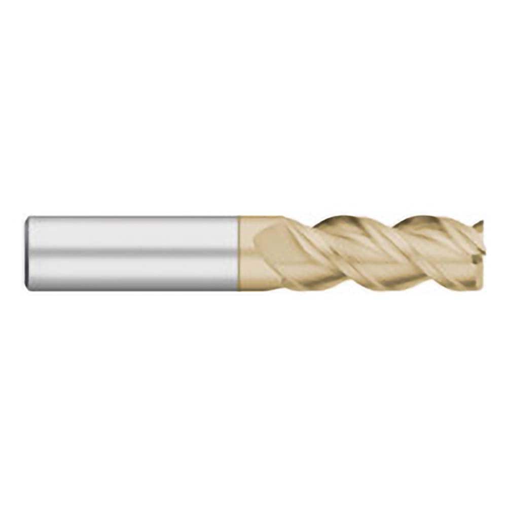 Titan USA - Square End Mills; Mill Diameter (Inch): 1/8 ; Mill Diameter (Decimal Inch): 0.1250 ; Number of Flutes: 3 ; Length of Cut (Inch): 1/2 ; Length of Cut (Decimal Inch): 0.5000 ; Material: Solid Carbide - Exact Tool & Supply