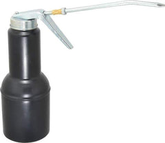 PRO-LUBE - 500 mL Capcity, 6" Long Rigid Spout, Pistol-Grip Oiler - Steel Pump, Steel Body, Powder Coated - Exact Tool & Supply