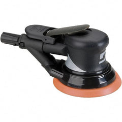 Dynabrade - 12,000 OPM, 18 CFM Air Consumption, Palm Air Orbital Sander - Round Pad, 1/4 NPT Inlet - Exact Tool & Supply