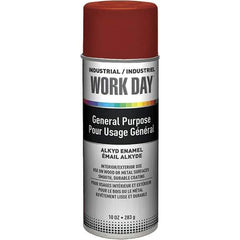 Krylon - 10 oz Red Enamel Spray Primer - 9 to 13 Sq Ft Coverage, Quick Drying - Exact Tool & Supply