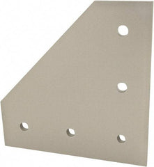 80/20 Inc. - 135mm Wide, Open Shelving Accessory/Component - Aluminum, Clear Anodized Finish, 135mm Long, Use with 45 Series & Bolt Kit 75-3619 - Exact Tool & Supply