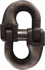 CM - 100 Grade Powder Coated Steel HammerLok Chain Coupling Link - 9/32" Diameter, 4,300 Lb Load Limit - Exact Tool & Supply