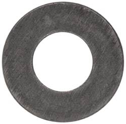 Made in USA - #4 Screw, Grade 300 Stainless Steel Standard Flat Washer - 1/8" ID x 1/4" OD, 0.017" Thick, Plain Finish, Meets Military Specifications - Exact Tool & Supply