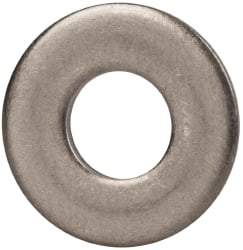 Made in USA - 1/4" Screw, Grade 300 Stainless Steel Standard Flat Washer - 0.281" ID x 5/8" OD, 0.051" Thick, Plain Finish, Meets Military Specifications - Exact Tool & Supply