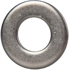 Made in USA - 5/16" Screw, Grade 300 Stainless Steel Standard Flat Washer - 0.343" ID x 0.687" OD, 0.051" Thick, Passivated Finish, Meets Military Specifications - Exact Tool & Supply