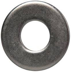 Made in USA - 5/16" Screw, Grade 300 Stainless Steel Standard Flat Washer - 3/8" ID x 7/8" OD, 0.064" Thick, Passivated Finish, Meets Military Specifications - Exact Tool & Supply