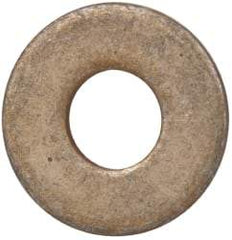Made in USA - 5/16" Screw, Grade 1008/1010 Steel Standard Flat Washer - 3/8" ID x 7/8" OD, 0.075" Thick, Cadmium-Plated Finish, Meets Military Specifications - Exact Tool & Supply