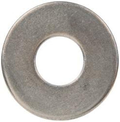 Made in USA - 1/2" Screw, Grade 17-7 PH Stainless Steel USS Flat Washer - 9/16" ID x 1-3/8" OD, 0.08" Thick, Plain Finish - Exact Tool & Supply