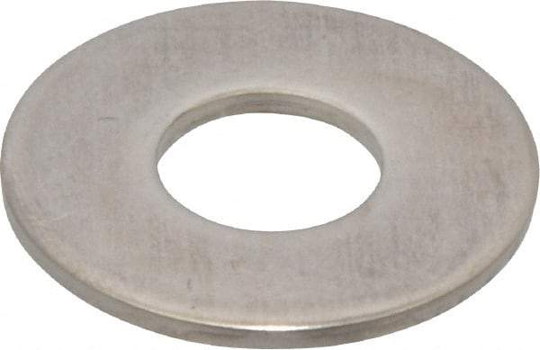 Made in USA - 9/16" Screw, Grade 17-7 PH Stainless Steel USS Flat Washer - 5/8" ID x 1-1/2" OD, 0.09" Thick, Plain Finish - Exact Tool & Supply