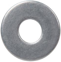 Made in USA - 5/8" Screw, Grade 17-7 PH Stainless Steel USS Flat Washer - 11/16" ID x 1-3/4" OD, 0.12" Thick, Plain Finish - Exact Tool & Supply