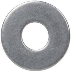 Made in USA - 5/8" Screw, Grade 17-7 PH Stainless Steel USS Flat Washer - 11/16" ID x 1-3/4" OD, 0.12" Thick, Plain Finish - Exact Tool & Supply