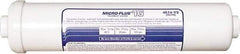 Nu-Calgon - 1/4 Inch Pipe, Inline Water Filter System with Disposable Filter and Quick Disconnect Fittings - Reduces Sediment, Taste, Odor, Chlorine and Scale - Exact Tool & Supply