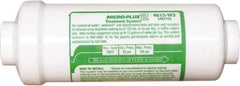 Nu-Calgon - 1/4 Inch Pipe, Inline Water Filter System with Disposable Filter and Quick Disconnect Fittings - Reduces Sediment, Taste, Odor, Chlorine and Scale - Exact Tool & Supply